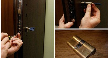 Ремонт и замена замков в металлических дверях