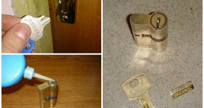 Ключ сломался в замке, что делать?     